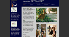 Desktop Screenshot of conejovalleyartgallery.com
